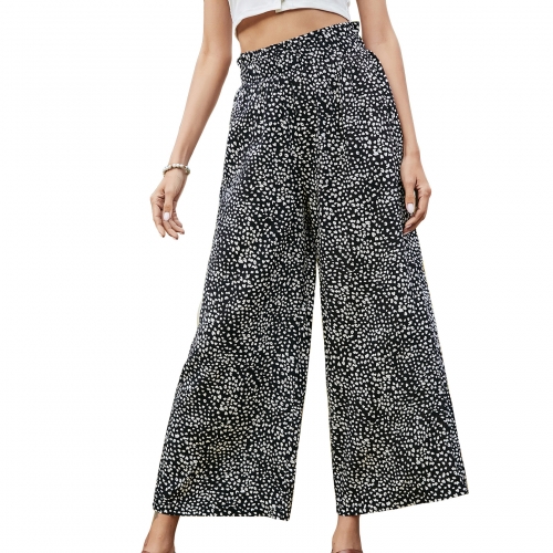 Women's Pants Wide Leg Palazzo Long Ankle Casual Patterned