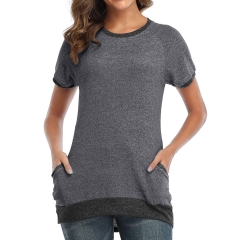 Women's Short Sleeve Tops Cute Shirts Sweatshirts Blouses Tshirts Cotton Casual