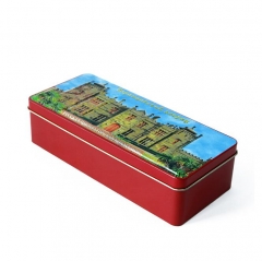 Rectangle biscuits metal tin box biscuit cookie tin box with lids