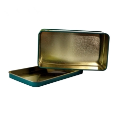 High quality small rectangular vintage design metal packing tin boxes