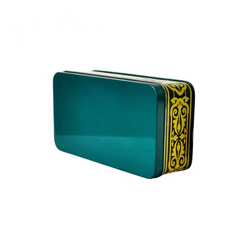High quality small rectangular vintage design metal packing tin boxes