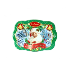 Customized design Christmas chocolate candy packaging tin kids gift box