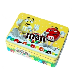 Custom Cartoon Printing Food Grade Empty Packaging Box Rectangular Embossing Biscuit Candy Storage Box