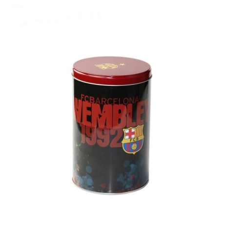 Classical round colorful package tin box for coffee