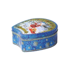 Hot selling exquisite airtight cookie tin box packaging gift box for cookies