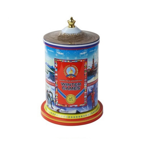 Custom priting carousel gift tin box