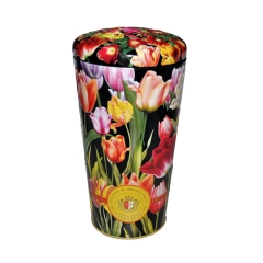 Embossed vase shape packaging box