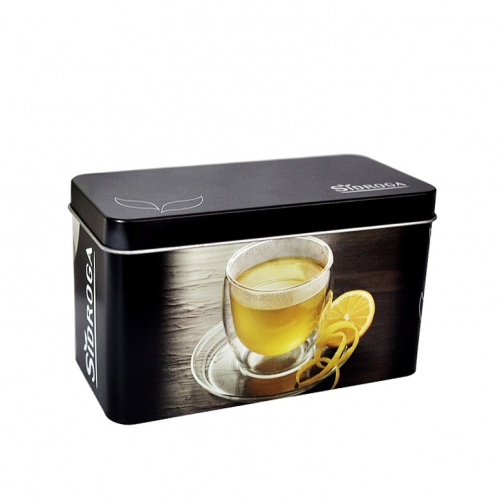 Rectangular Shape Small Metal Tin Box packing for tea