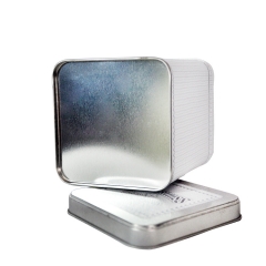 square Shape Small Metal Tin Box coffee tin box