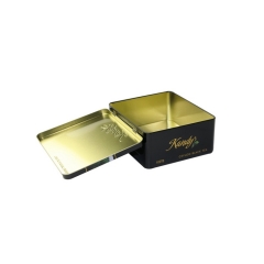 hote sale Square printed tea tins with lid
