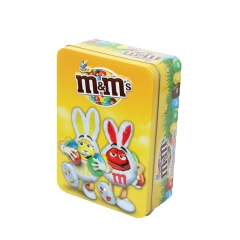 Custom Cartoon Printing Food Grade Empty Packaging Box Rectangular Embossing Biscuit Candy Storage Box