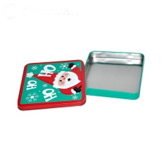 Christmas metal tin box for candy