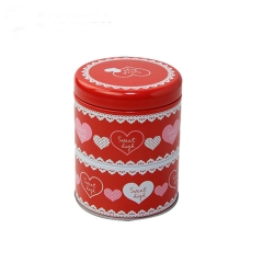 2019 promotion round candle tin box