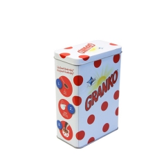 high quality beautiful square coffee tin box