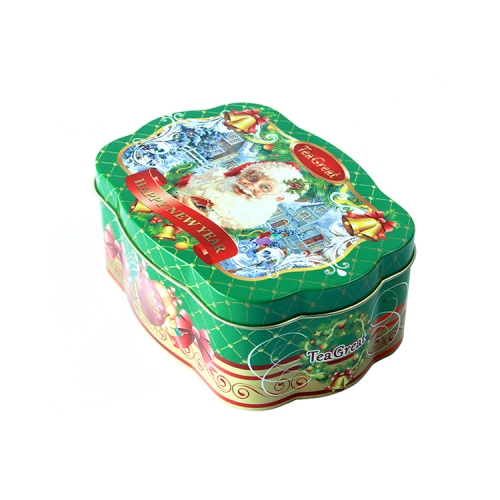 Customized design Christmas chocolate candy packaging tin kids gift box