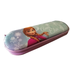 Metal Cartoon Pencil Cases with Zipper High Quality School Student Pencil Box Beautiful Girls Pencil Holder Gift