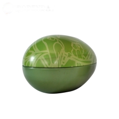 high quality eggshell shaped metal candy tin box container