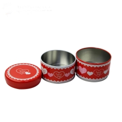 2019 promotion round candle tin box