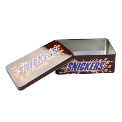 Worlds famous brand metal chocolate packing tin box snack container