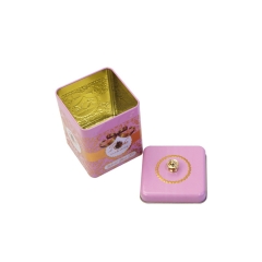 High quality cheap square tea tin containers