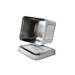 Fancy food grade cookies square tin packaging box