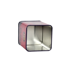 New design square pen holder tin can storage