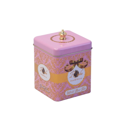 High quality cheap square tea tin containers