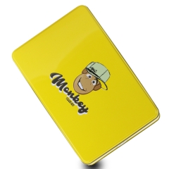 Yellow Cartoon Square Box