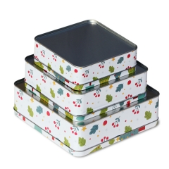 Square Tinplate Box Set