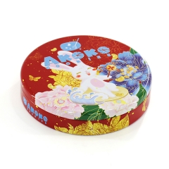 Big round cookies tin box