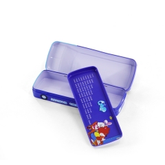 Metal car shape school pencil case tin box