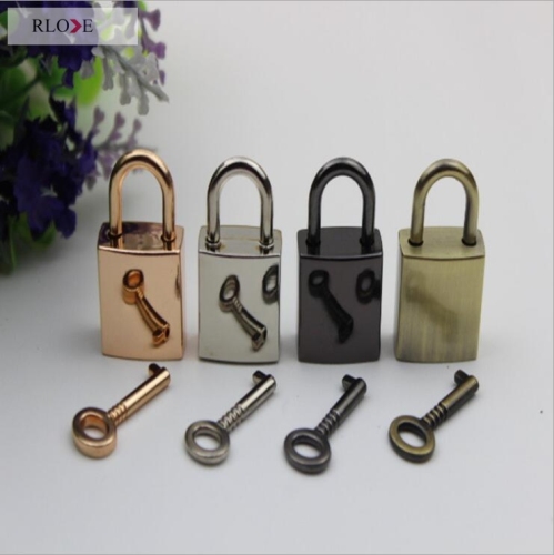 Handbag Decorative Glossy padlock RL-BLK004