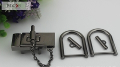 Zinc Alloy Bag Metal Clip Locks RL-BLK157