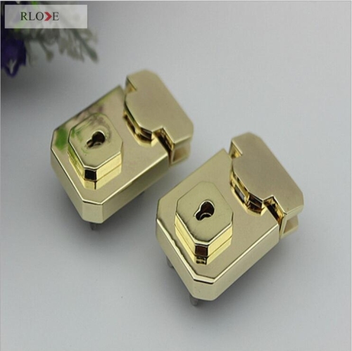 Bag Light Gold Metal Locks RL-BLK158