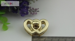 Love-Heart Shape Bag Metal Turn Locks RL-BLK049