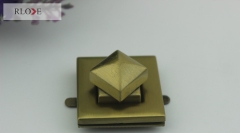 4 Color Square Metal Bag Twist Turn Locks RL-BLK053