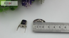 Bag Oval Shape Flat Metal Turn Locks RL-BLK014(Small)
