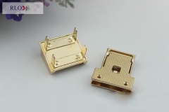 3 Color Bag Metal Push Press Locks RL-BLK145(Small)