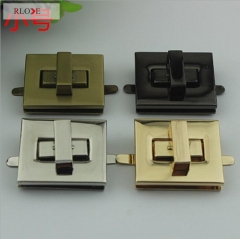 4 Color Square Metal Bag Turn Locks RL-BLK132(Small)