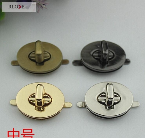 4 Color Oval Shape Metal Twist Turn Locks RL-BLK027(Medium)