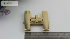 Custom H Letter Handbag Twist locks RL-BLK037