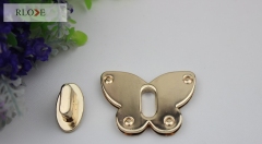 Novelty Design Butterfly shape Metal Twist Lock For Bag RL-BLK062