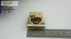 Irregular multi-color handbag metal turn locks RL-BLK134