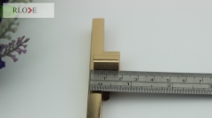 Custom 2 style different shape metal rectangle metal lock RL-BLK044