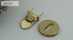 Cute heart shape accessories round metal lock for bag RL-BLK135