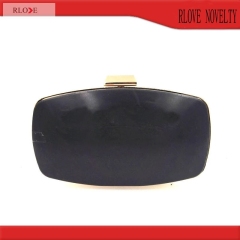 Wholesale purse clasp accessories clutch bag metal frames with plastic shell H-021
