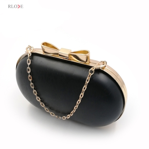 Oval Shape Evening Bag Box And Metal Frame H-011-1