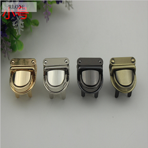 Purse zinc alloy small metal push locks RL-BLK001(Small)