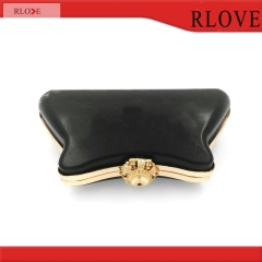 Factory price evening bag plastic box purse frame H-056