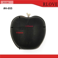 Evening bag hardware apple shape purse frames plastic box H-055